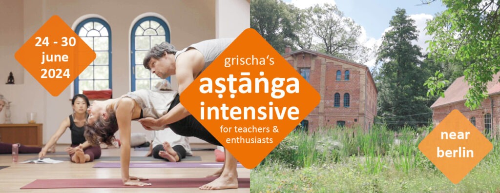 The Banner for the Ashtanga Retreat 2024 near Berlin in Brandenburg