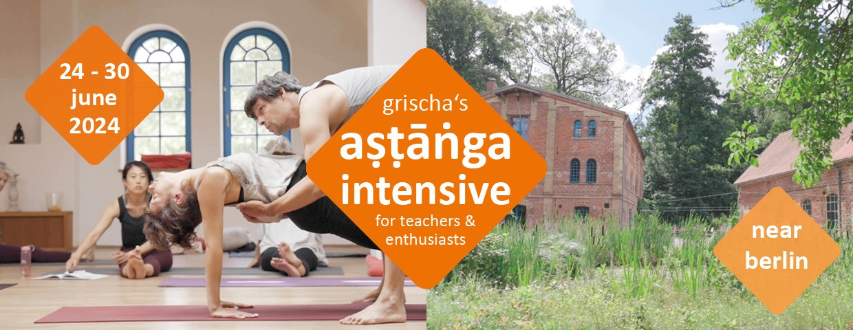 The Banner for the Ashtanga Yoga Retreat 2024 near Berlin in Brandenburg